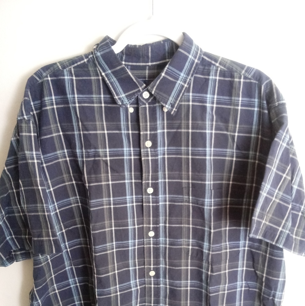 Blue Plaid Button Down